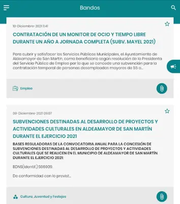 Aldeamayor de San Martín Informa android App screenshot 3